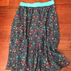 LulaRoe Lola floral Skirt • Medium